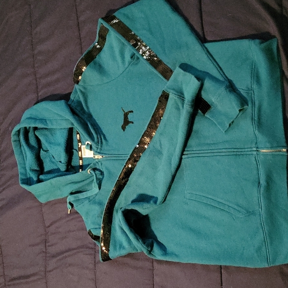 PINK Victoria's Secret Jackets & Blazers - VS Pink Jacket, Size Large, Teal